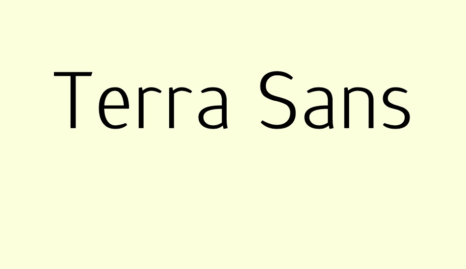 terra-sans-rg font big