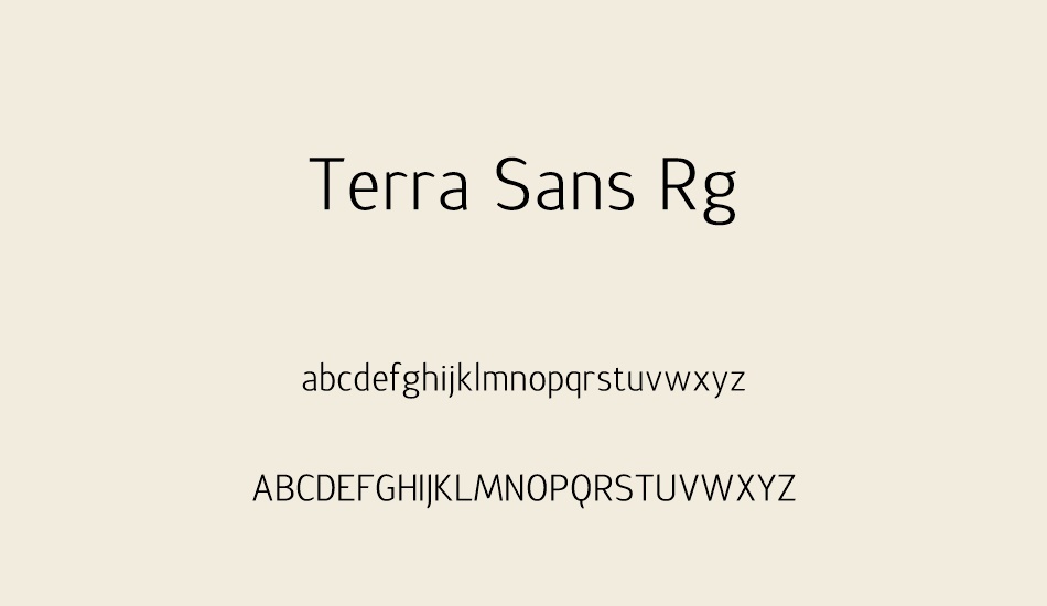 terra-sans-rg font