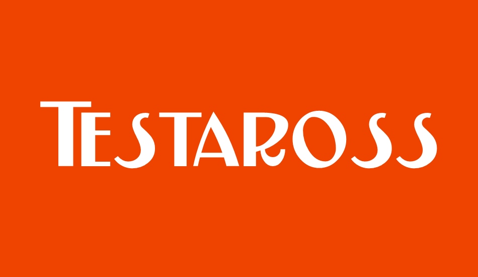 testarossanf font big