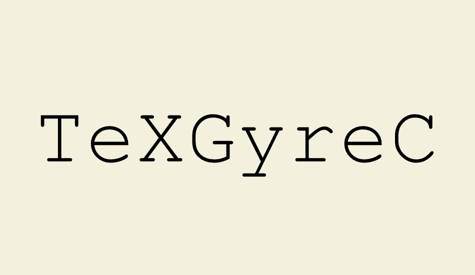 texgyrecursor font big