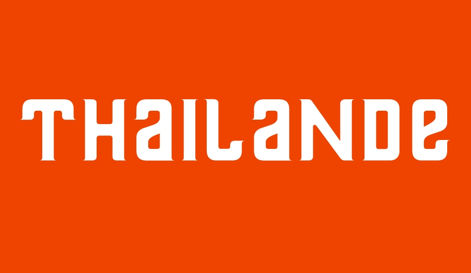 thailandesa font big