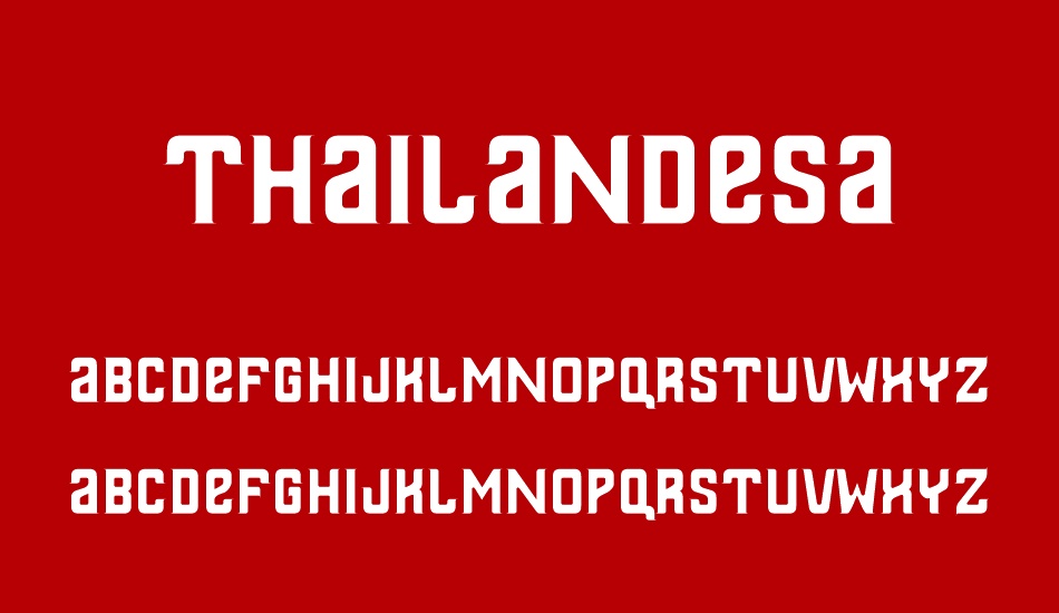 thailandesa font