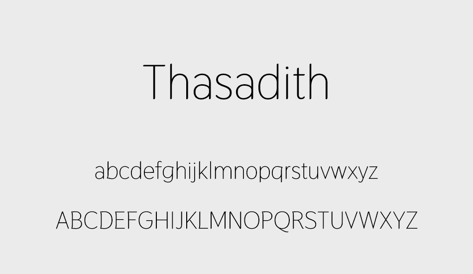 thasadith font