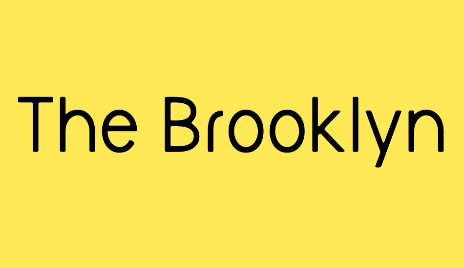 the-brooklyn-smooth-bold font big