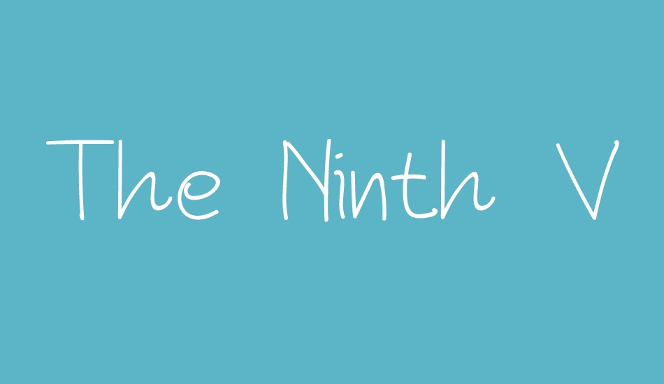 the-ninth-valley font big