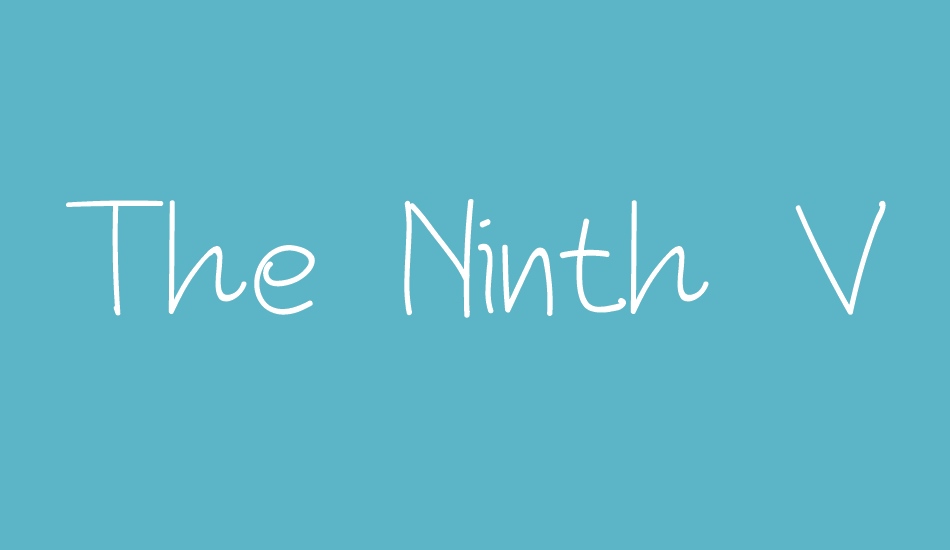 the-ninth-valley font big