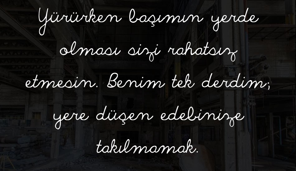 the-only-exception font text