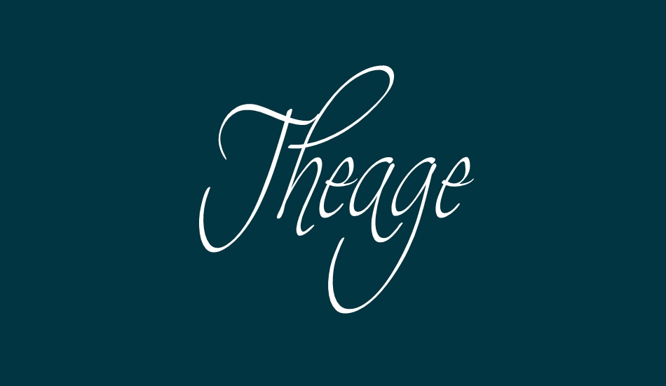 theage font big