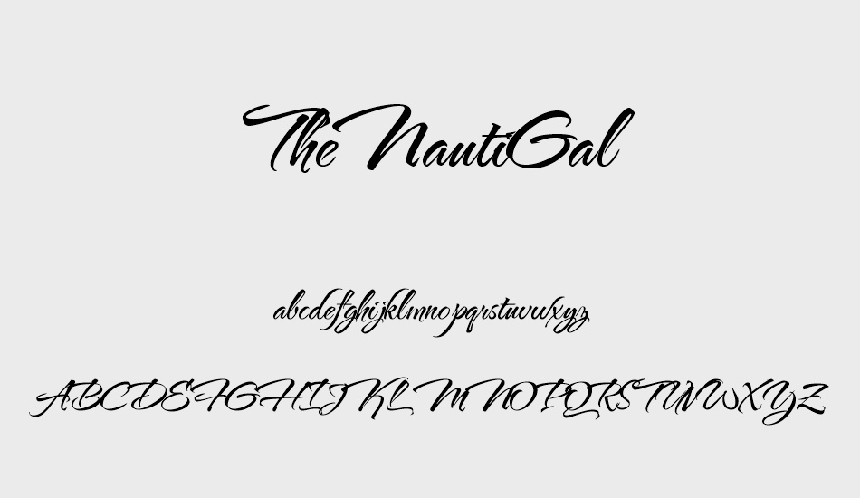 thenautigal font