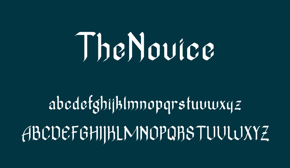 thenovice font