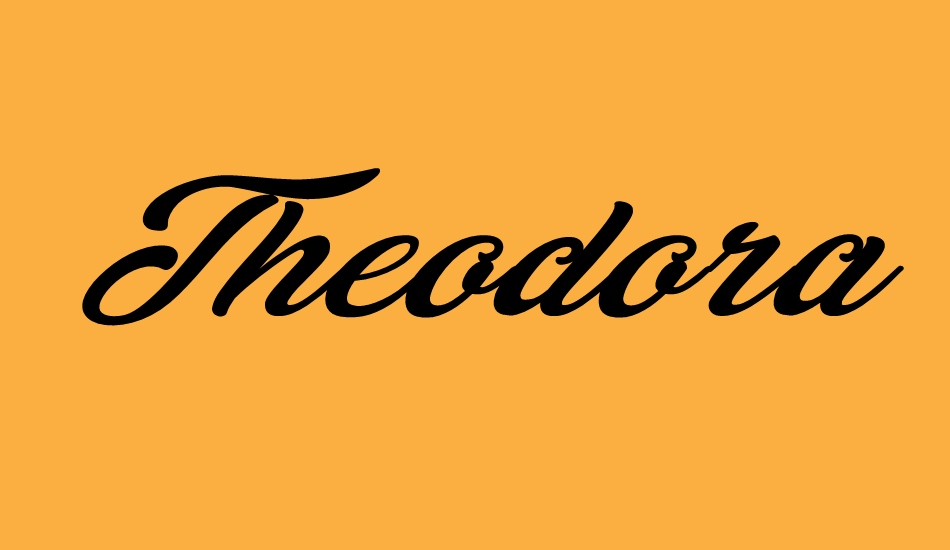 theodora-personal-use font big