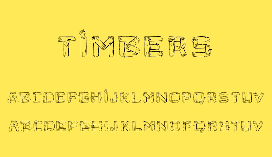 timbers font
