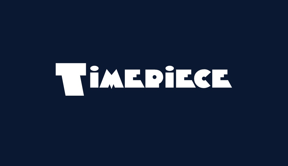 timepiece font big