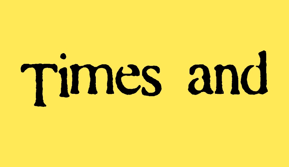 times-and-times-again font big