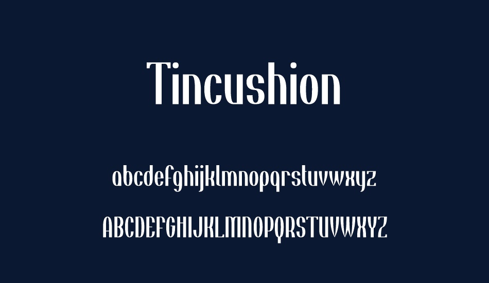 tincushion font