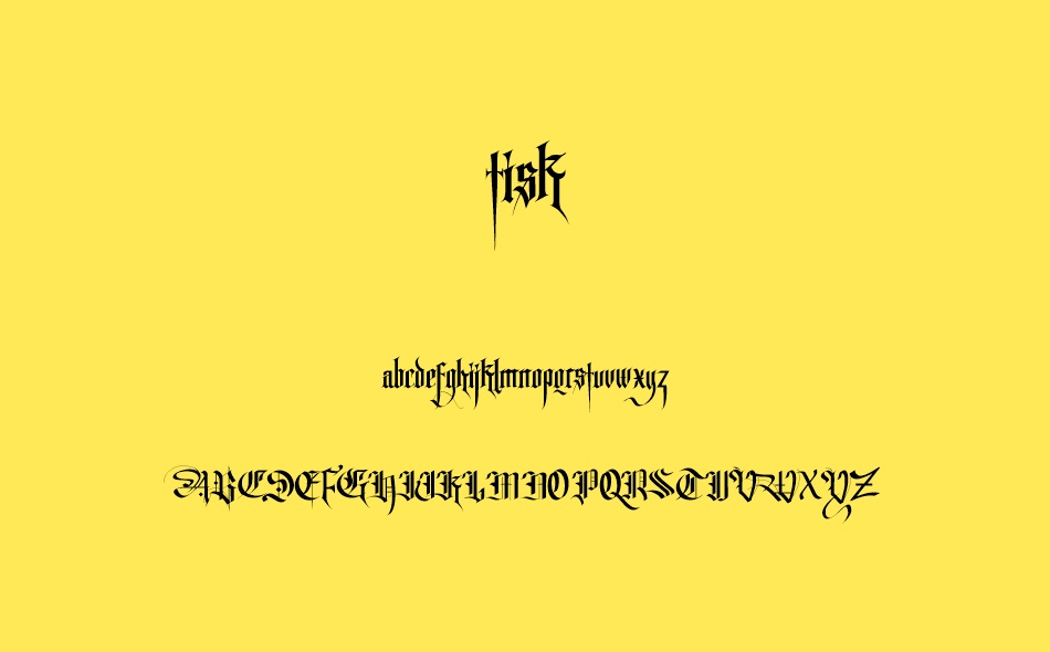 Tisk font