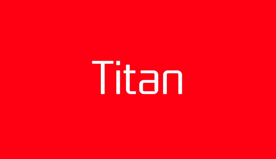 titan font big