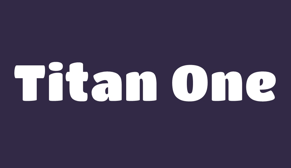 titan-one font big