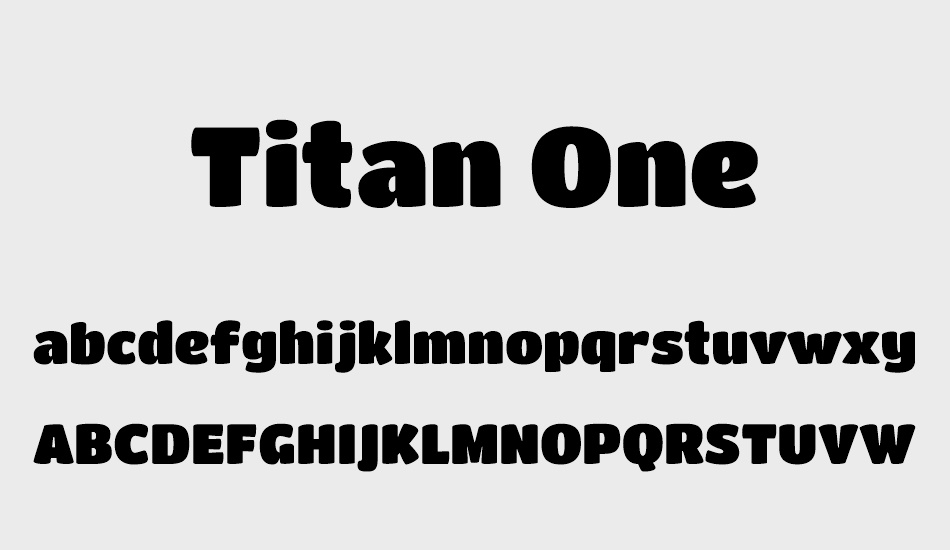 titan-one font