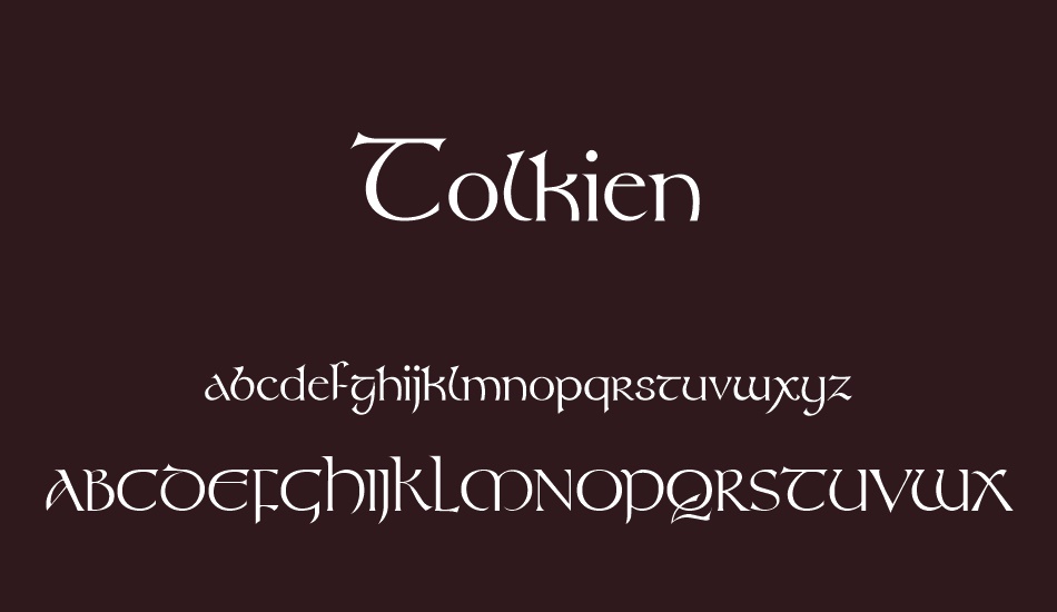 tolkien font