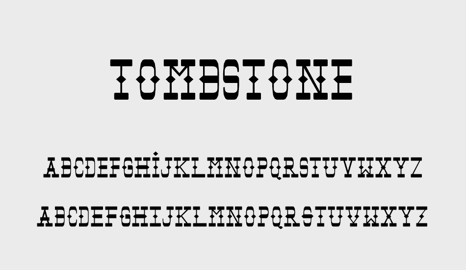 tombstone font