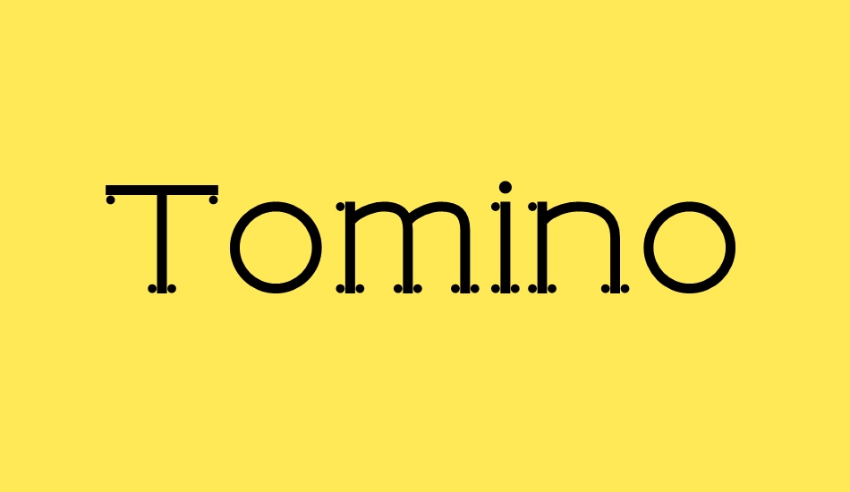 tomino-personal-use-only font big