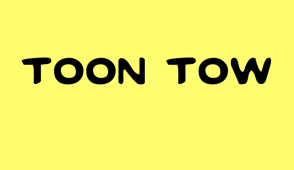 toon-town-ındustrial font big