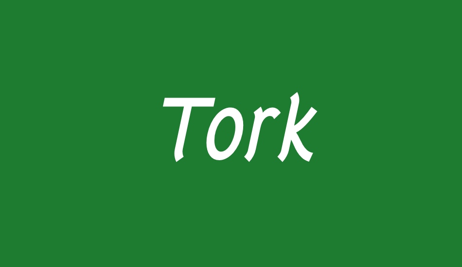 tork font big