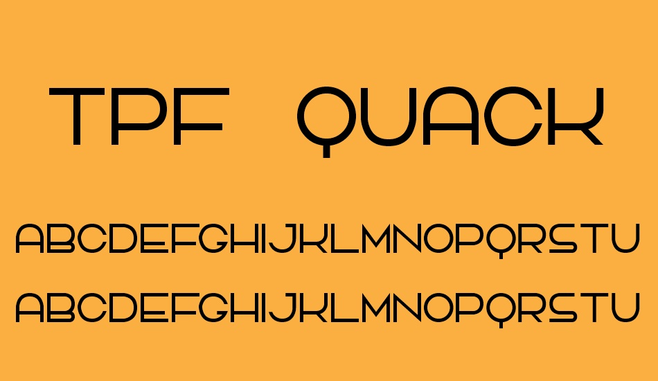 tpf-quackery font