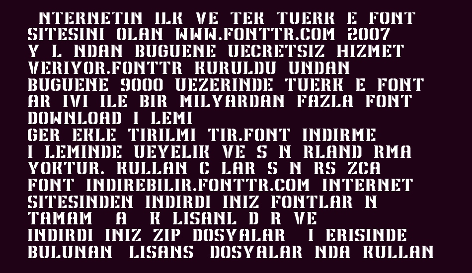 tpf-u13 font 1