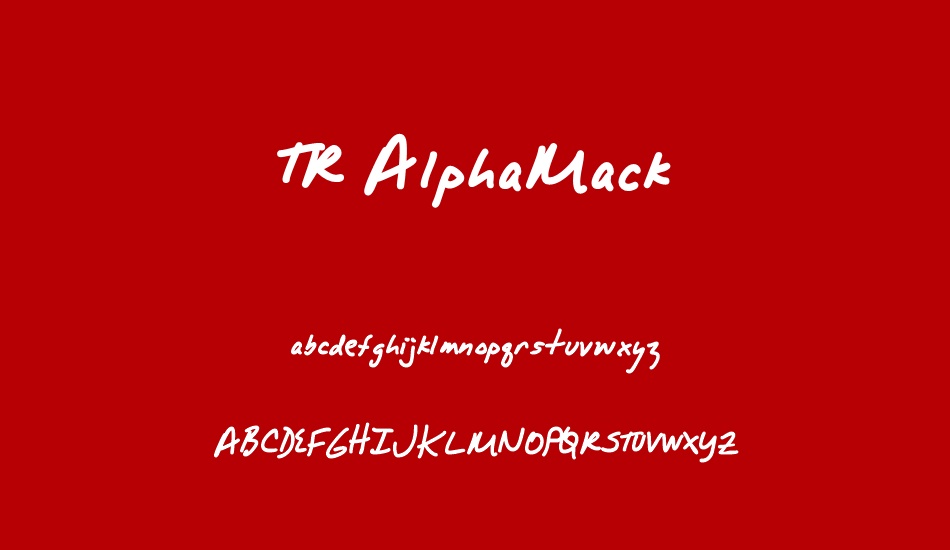 tr-alphamack font