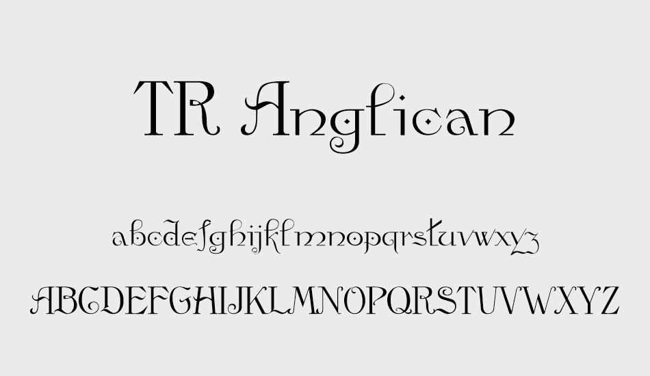 tr-anglican font