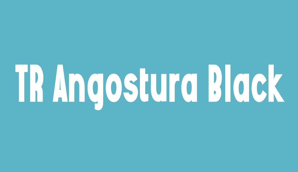 tr-angostura-black font big