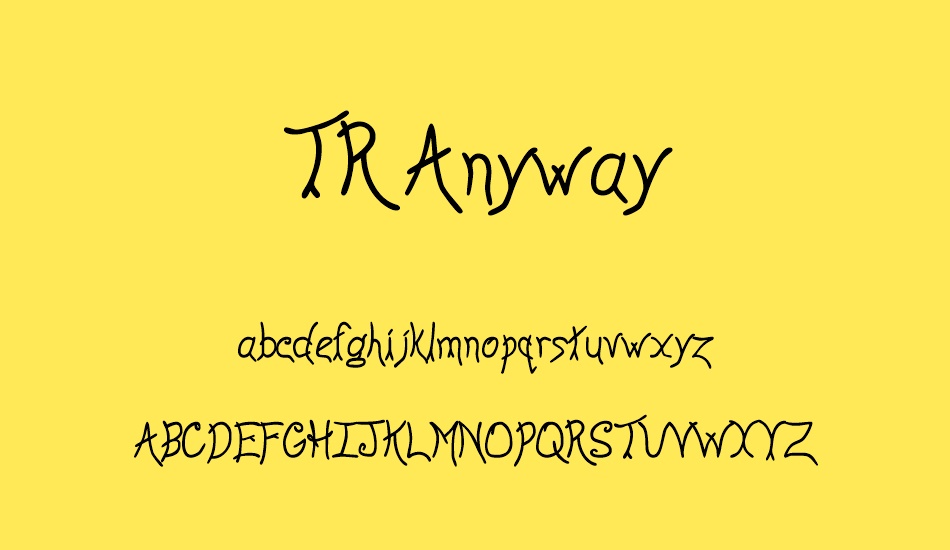 tr-anyway font