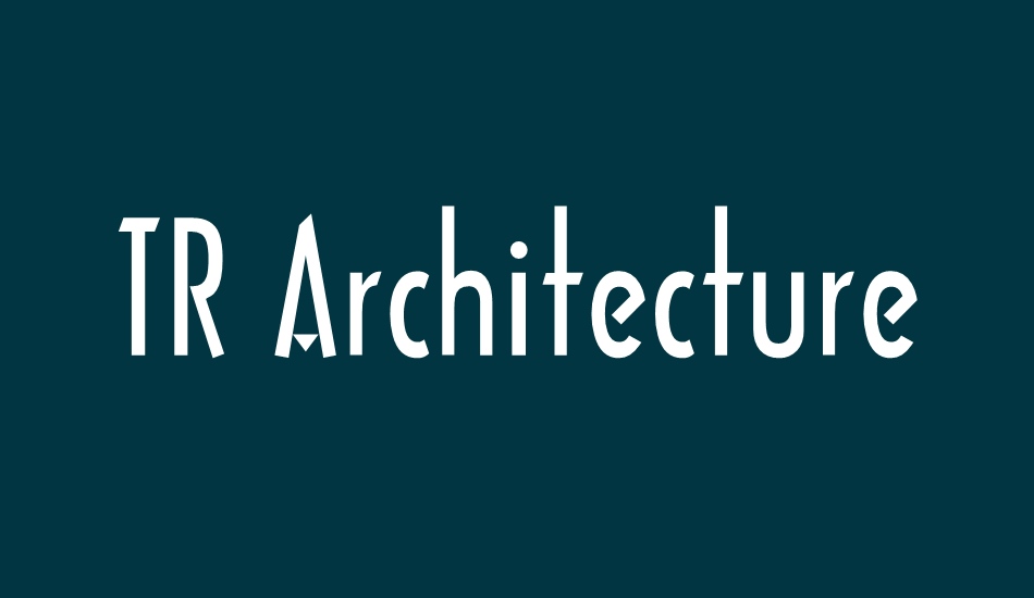 tr-architecture font big