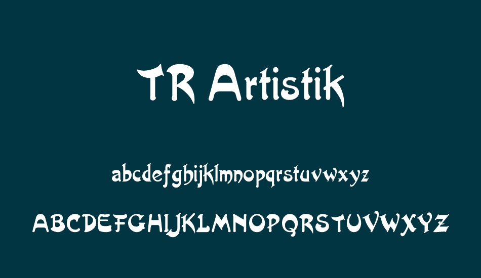tr-artistik font