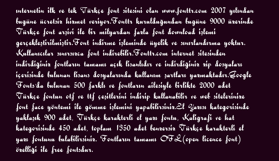 tr-bailey font 1