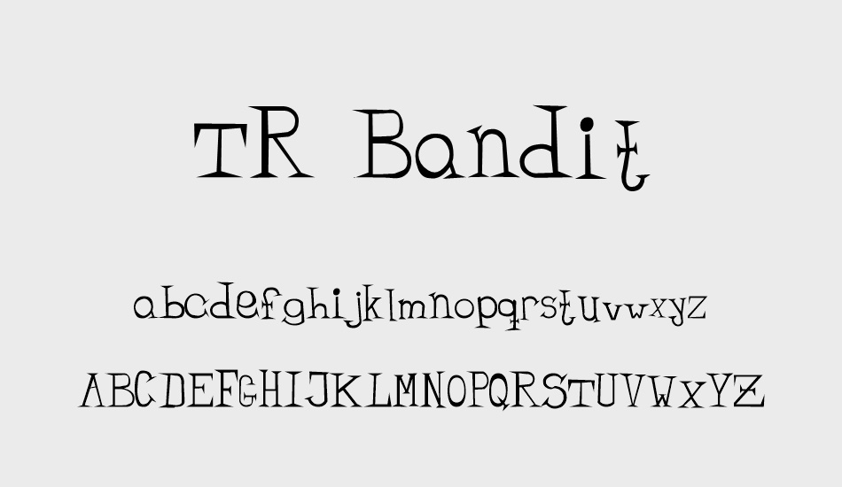 tr-bandit font
