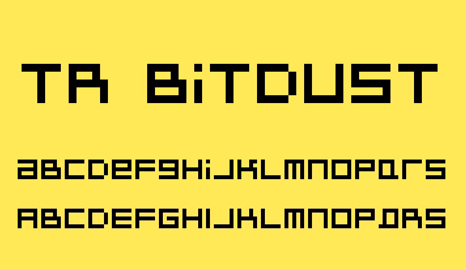 tr-bitdust-two font