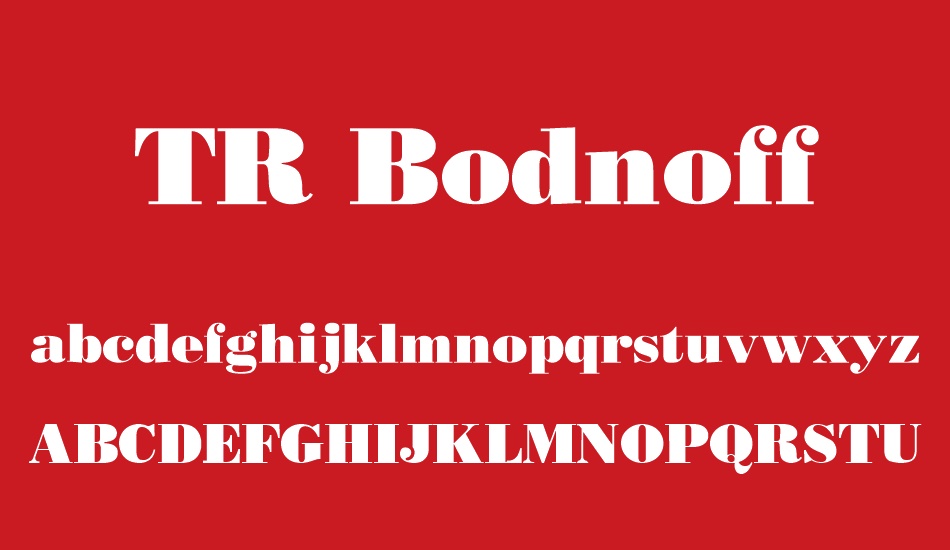 tr-bodnoff font