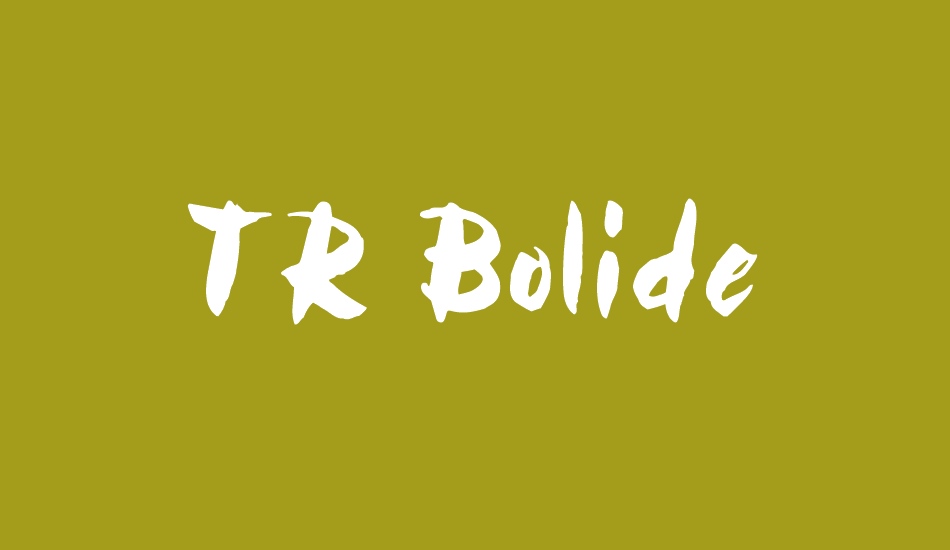 tr-bolide font big