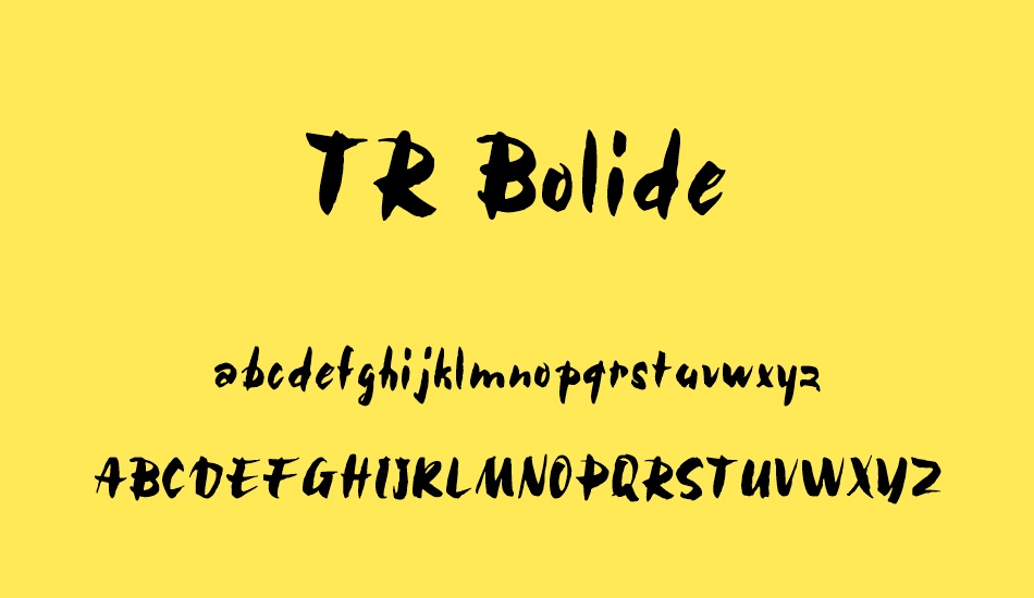 tr-bolide font