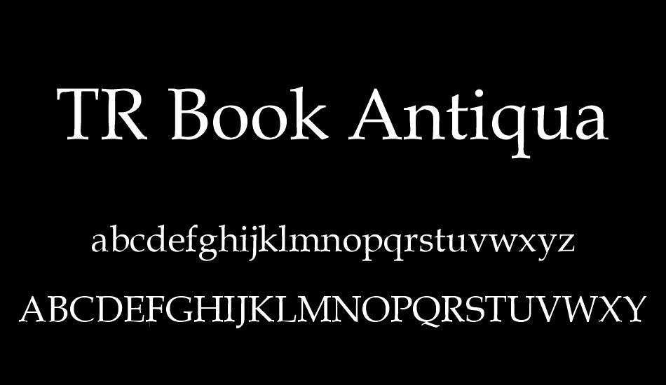 tr-book-antiqua font