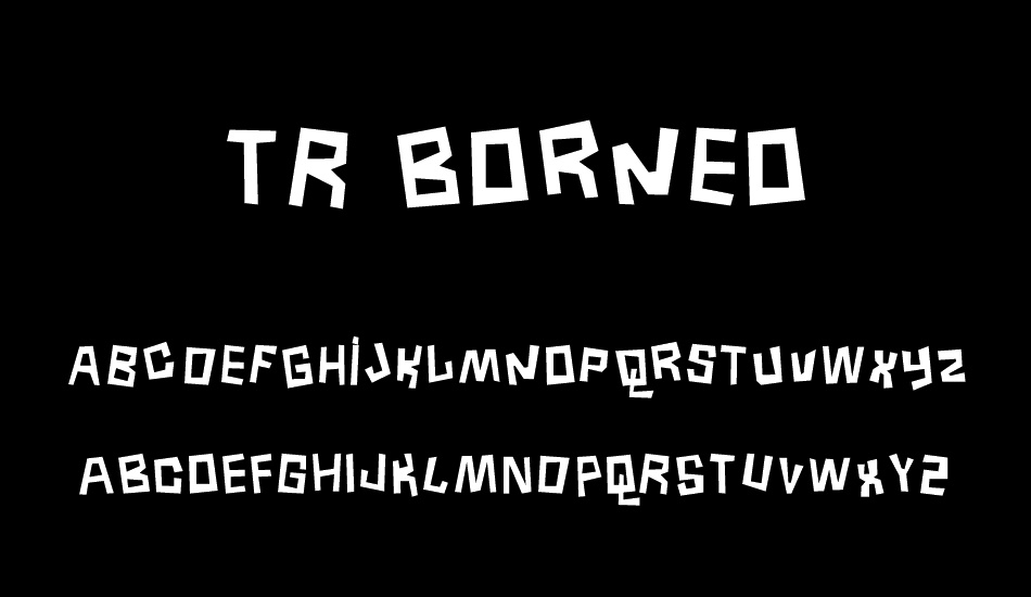tr-borneo font
