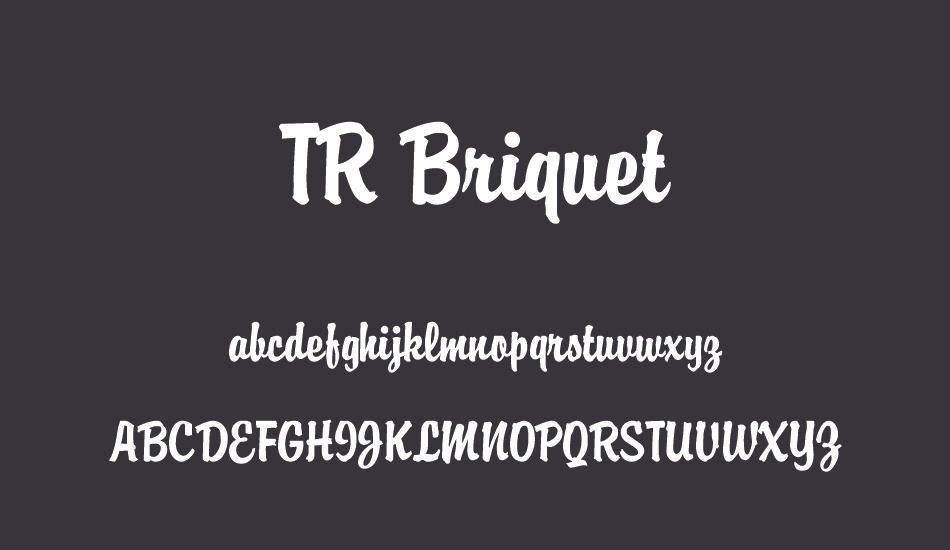 tr-briquet font