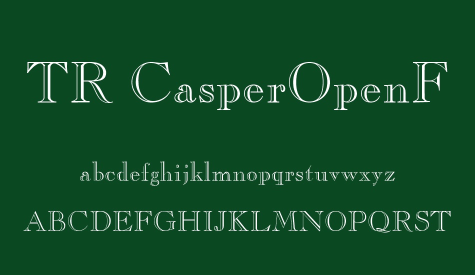 tr-casperopenface font