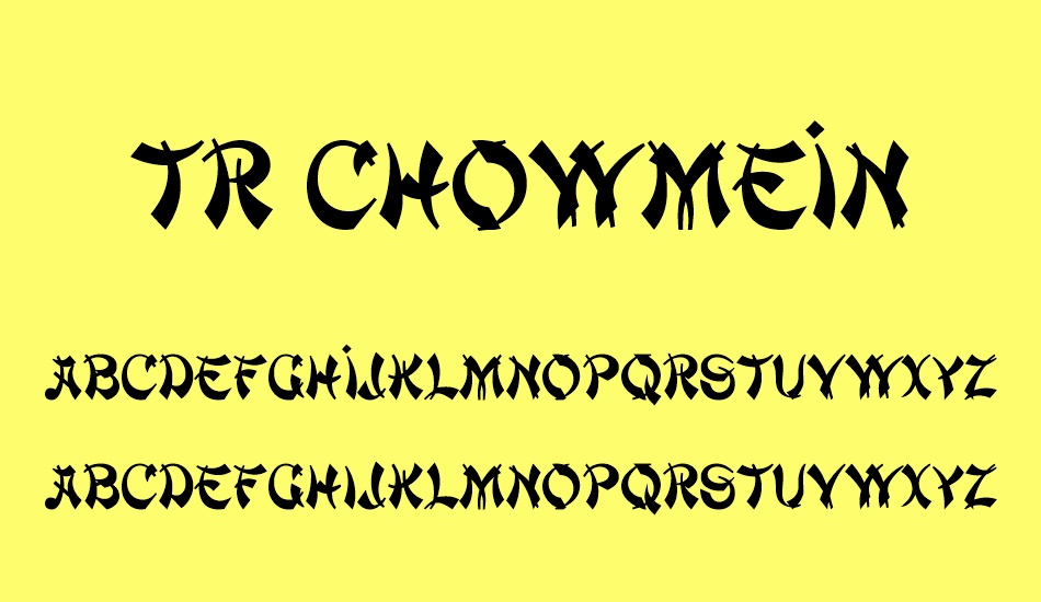 tr-chowmein font
