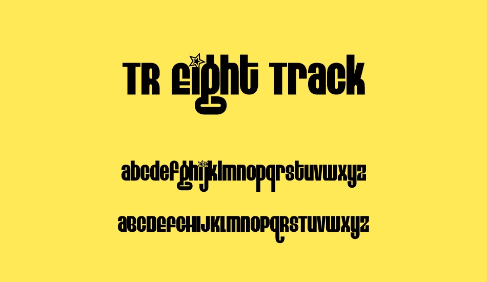 tr-eight-track font