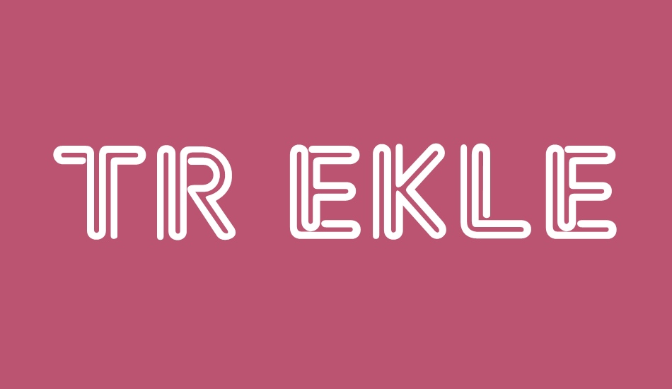 tr-eklektic font big