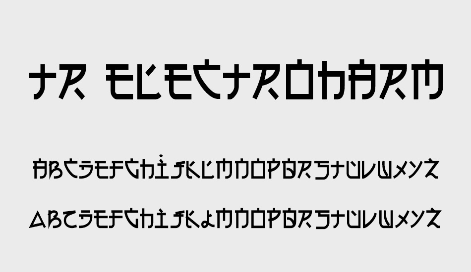 tr-electroharmonix font